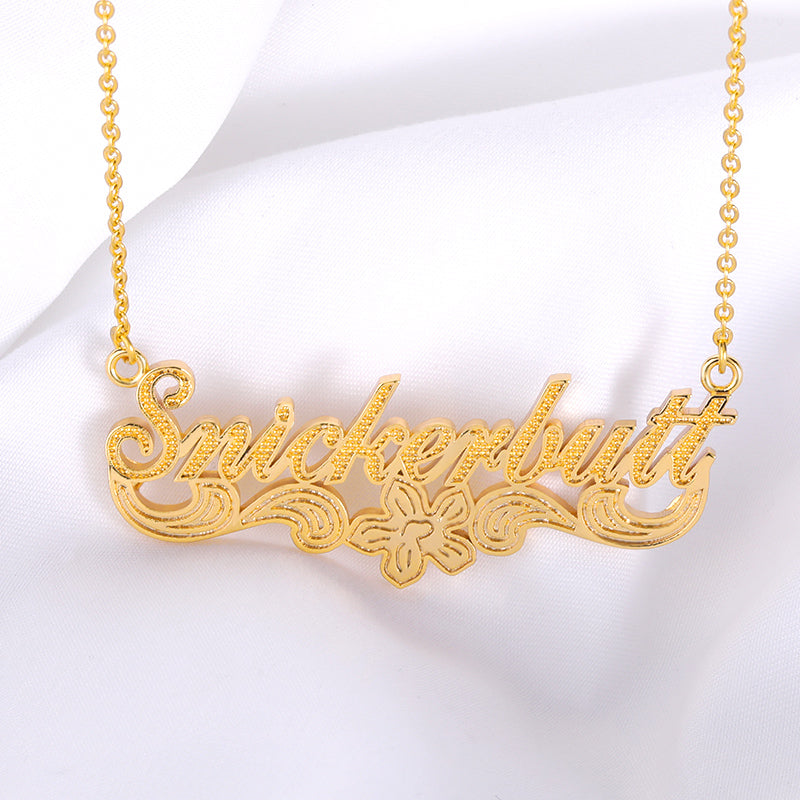 “Be You” Personalized 3D Name Necklace