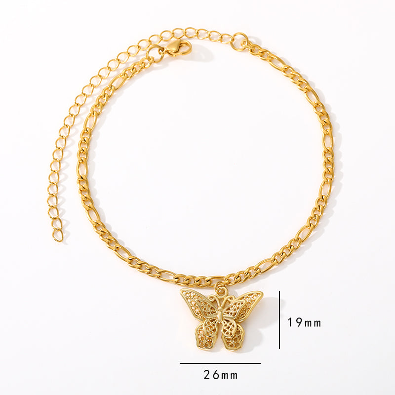 Butterfly Necklace And Bracelet