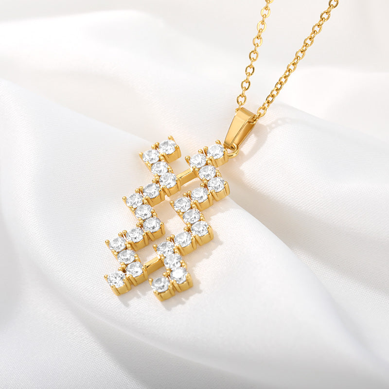 Twelve Constellation  Zircon Necklace