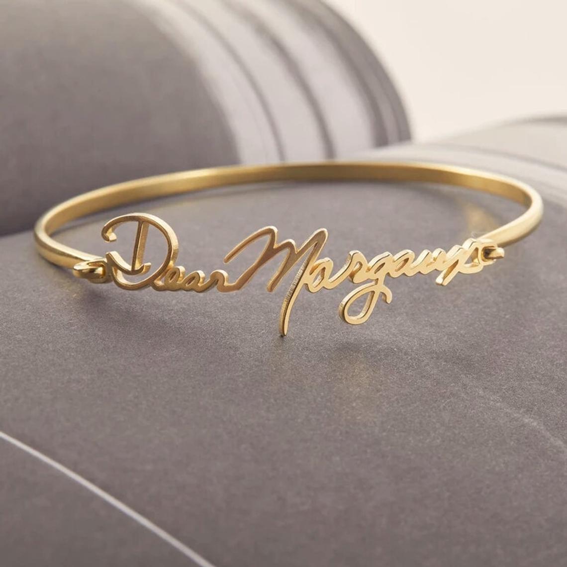 “Be You”  Personalized  Name Bangle