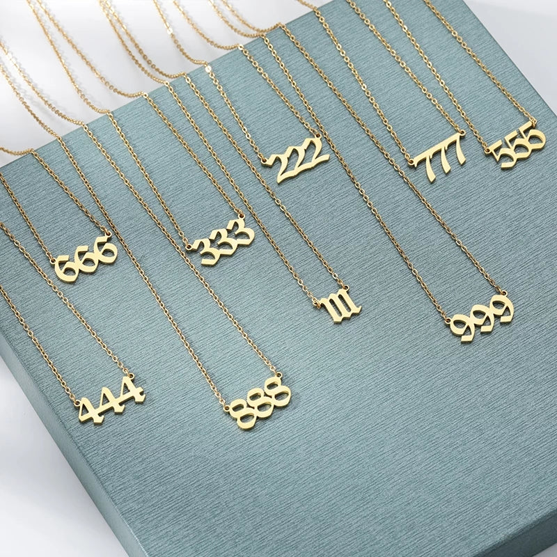 Angel Number Necklaces