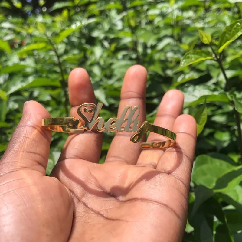 “Be You” Personalized  Name Bangle