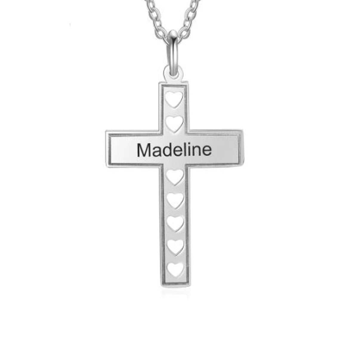 “Be You” Personalized  Cross Necklace