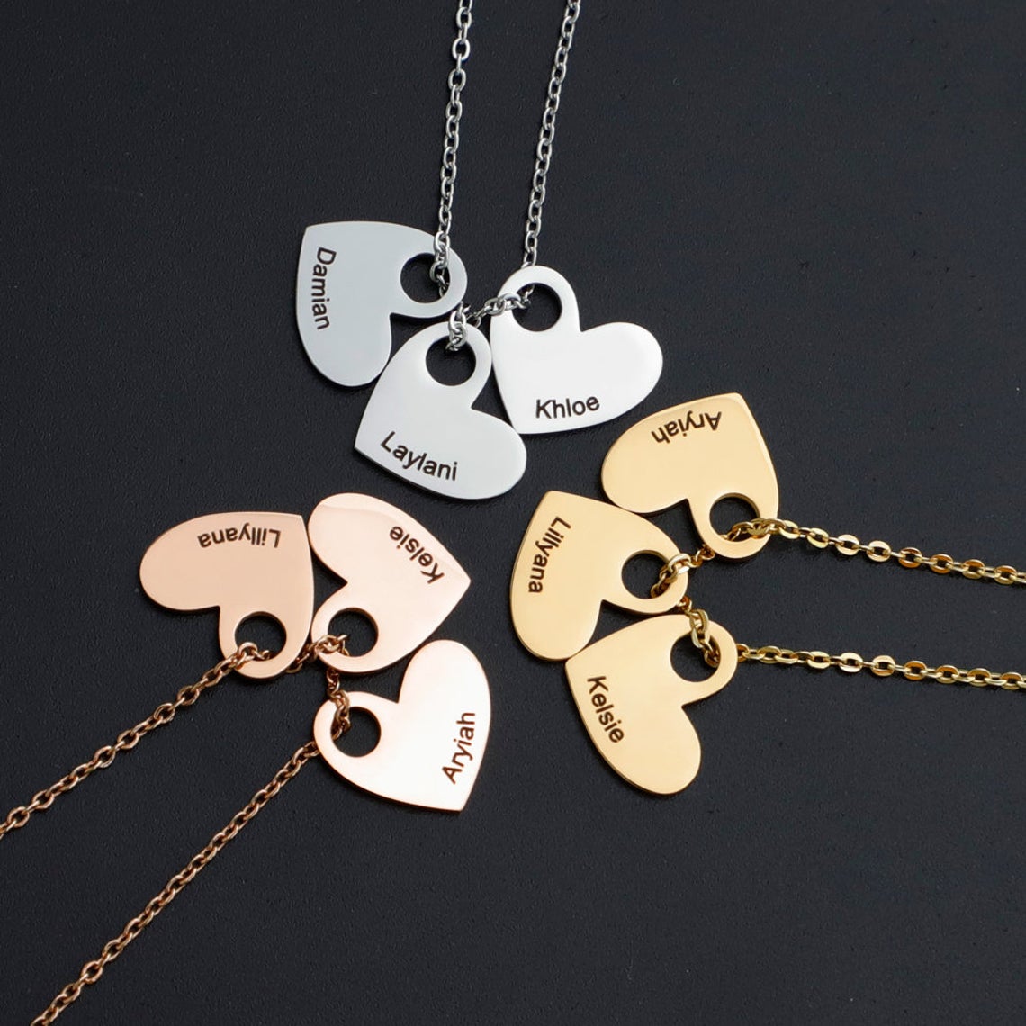 “Be You” Personalized Family Name Necklace