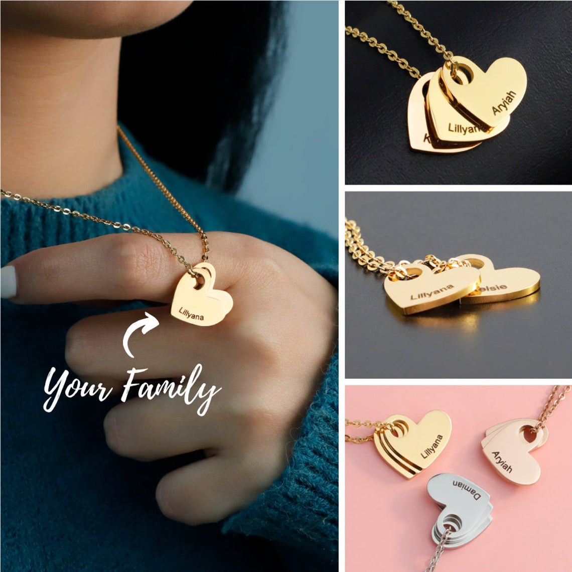 “Be You” Personalized Family Name Necklace